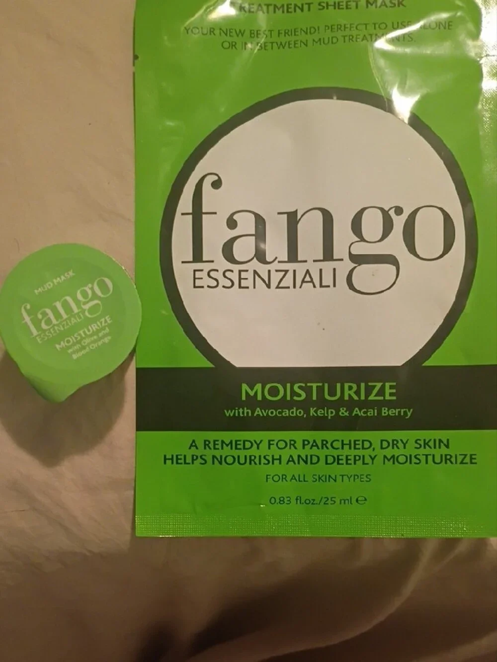 Fango Essenziali Moisturize Face Mask - Green